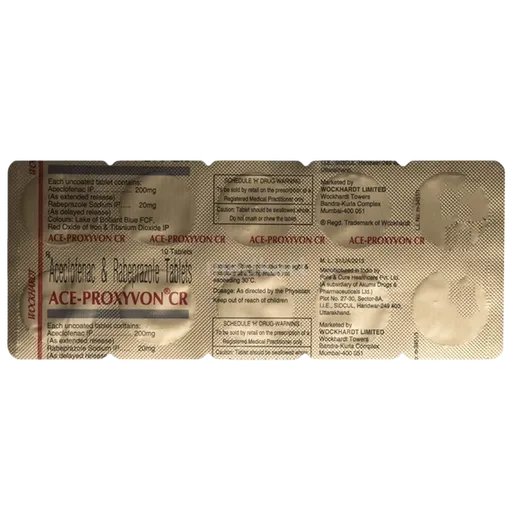 ace proxyvon cr tablet 10's